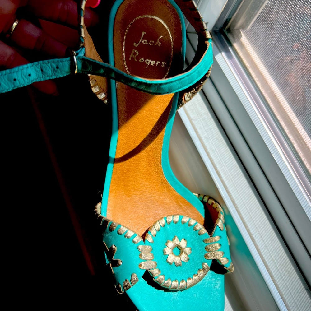 Jack Rogers wedges size 7.5 worn once